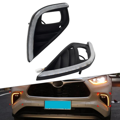 DRL Daytime Running Light Turn Signal for Toyota Land Cruiser Prado (2018–2021)