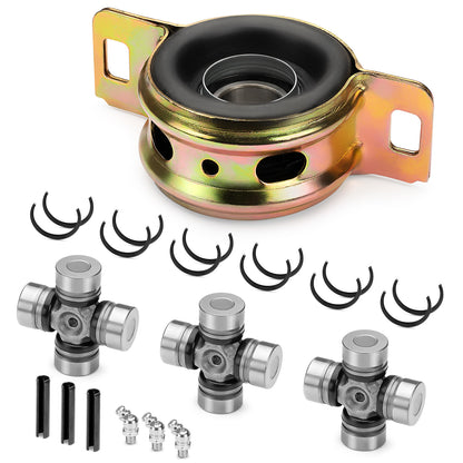 Propeller Shaft Bearing Carrier & U-joint for Polaris RZR XP 900 1000 (2011–2020)