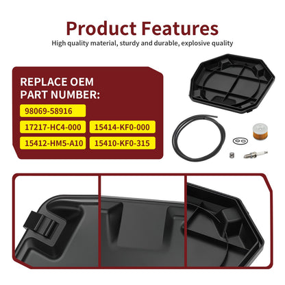Air Box Lid Cover Cap & Seal for Honda Fourtrax 300 TRX300 (1988–2000)