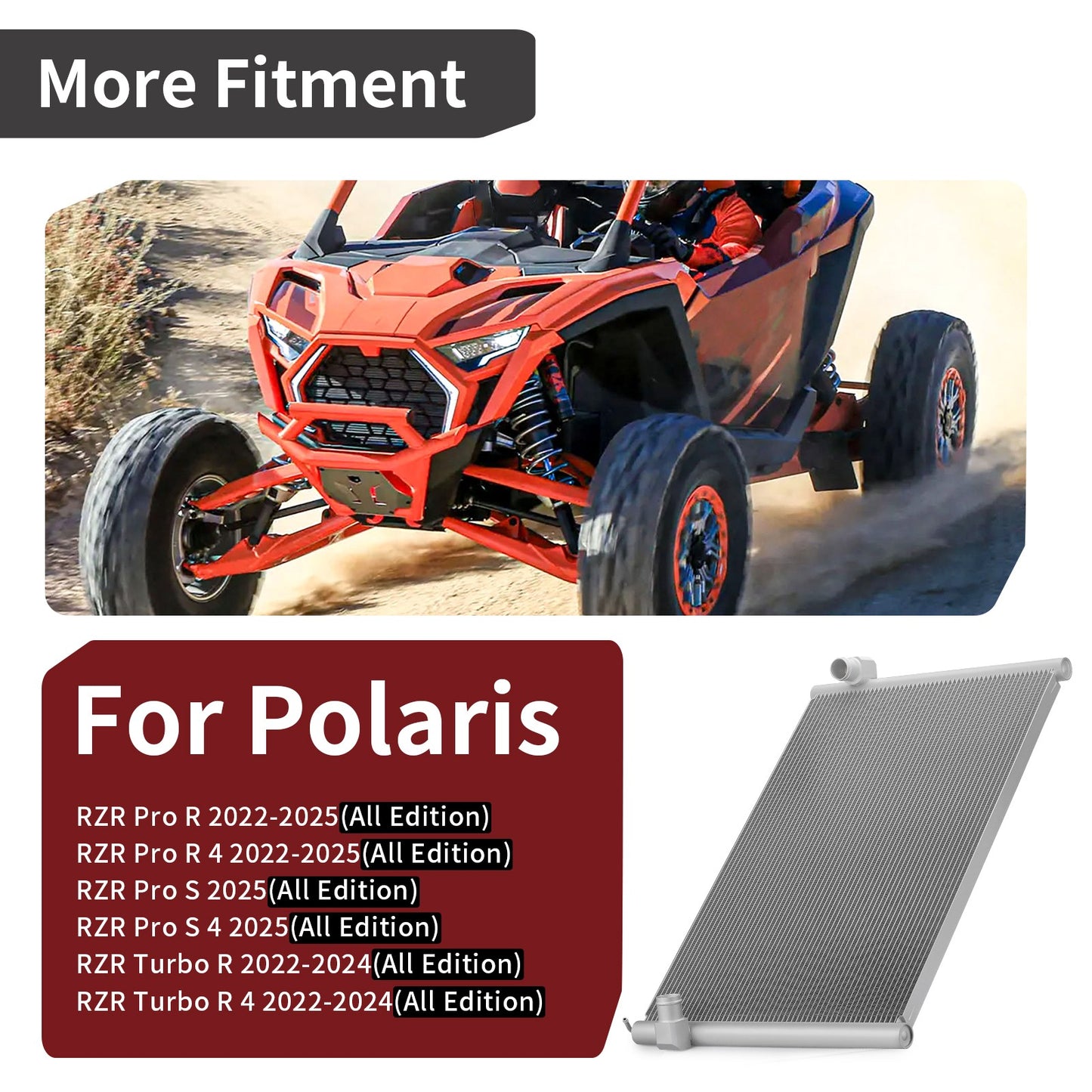 Radiator Assembly for Polaris RZR Pro R 4 (2022–2025)