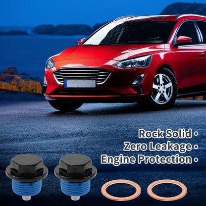 Set of 2 M20x1.5 Copper Oil Drain Plug with Gasket for Car Motorcycle