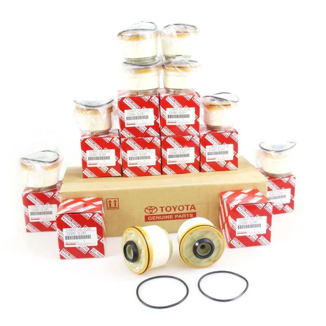 Set of 10 Fuel Filters for Toyota Hilux Vigo Champ (2004–2016)
