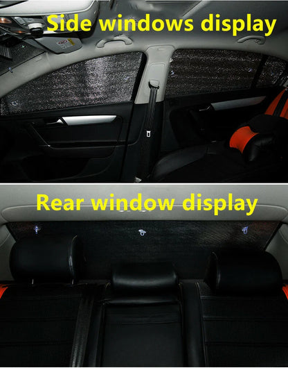 Front + Rear + Side Sun Visor Privacy Light Shade Shield for Tesla Model S