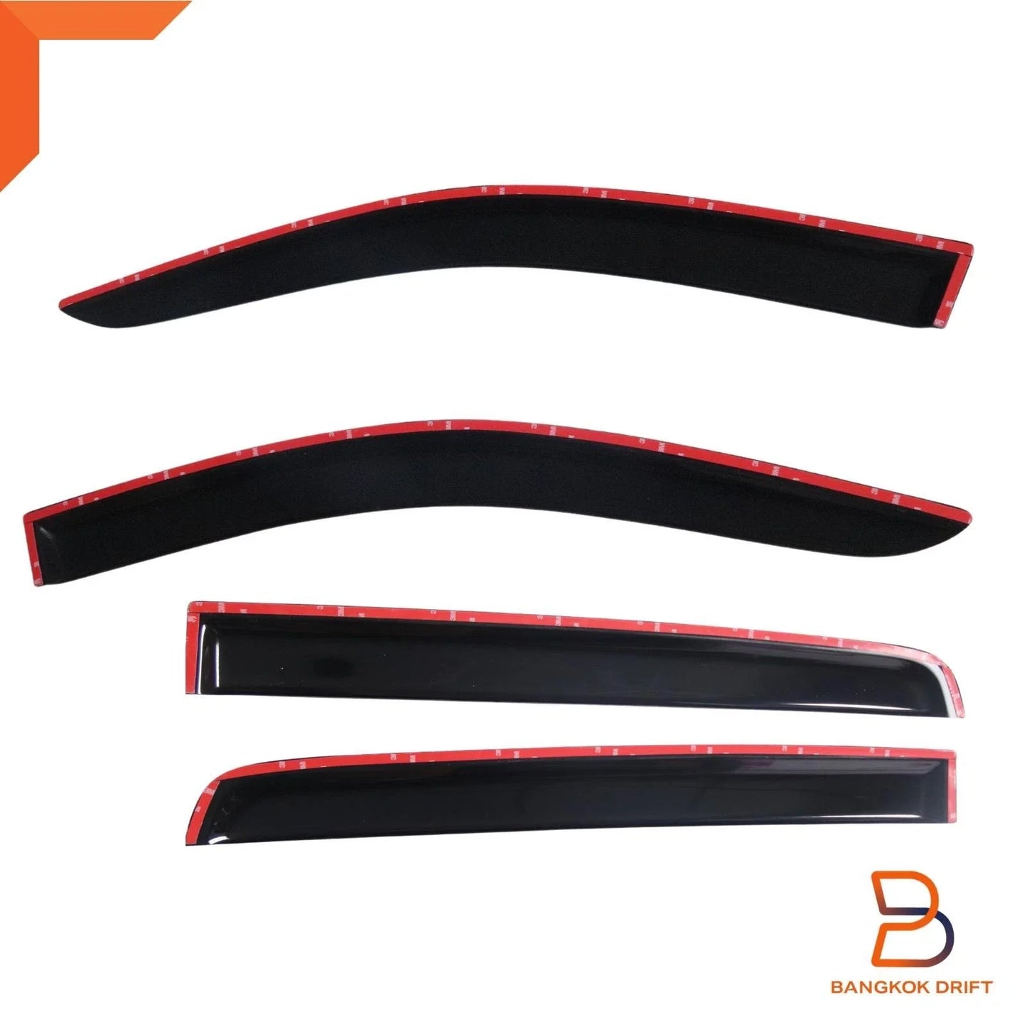 Weather Shield Window Visor Rain Guard for Ford Ranger (2022-2024)