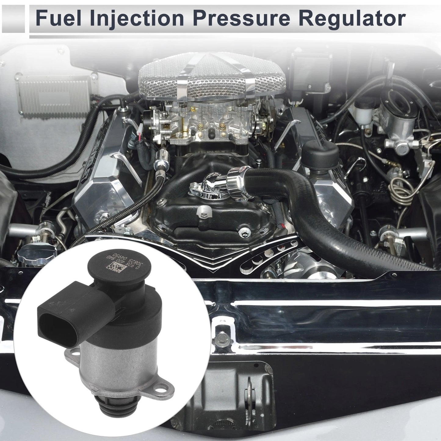 Fuel Pressure Regulator for BMW X3 (2004–2010) No. 13518574787 Metal 20-70 Psi