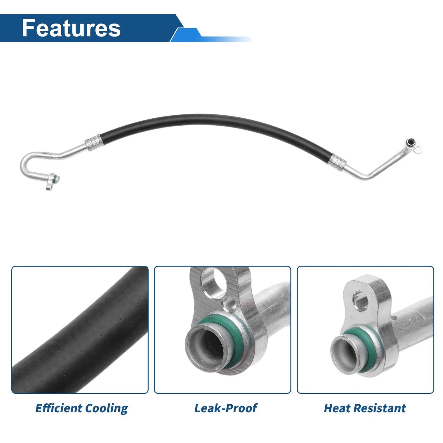 A/C Refrigerant Liquid Hose for Hyundai Tucson (2004–2009) No. 977632E100