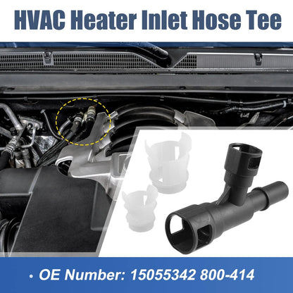 2 Pcs Heater Hose Connector 15055342 800-414 for Cadillac Chevrolet GMC