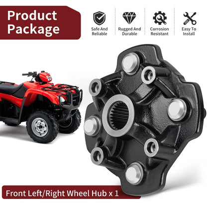 Front Left or Right Wheel Hub for Honda Foreman Rubicon 500 TRX500 (2005–2013)