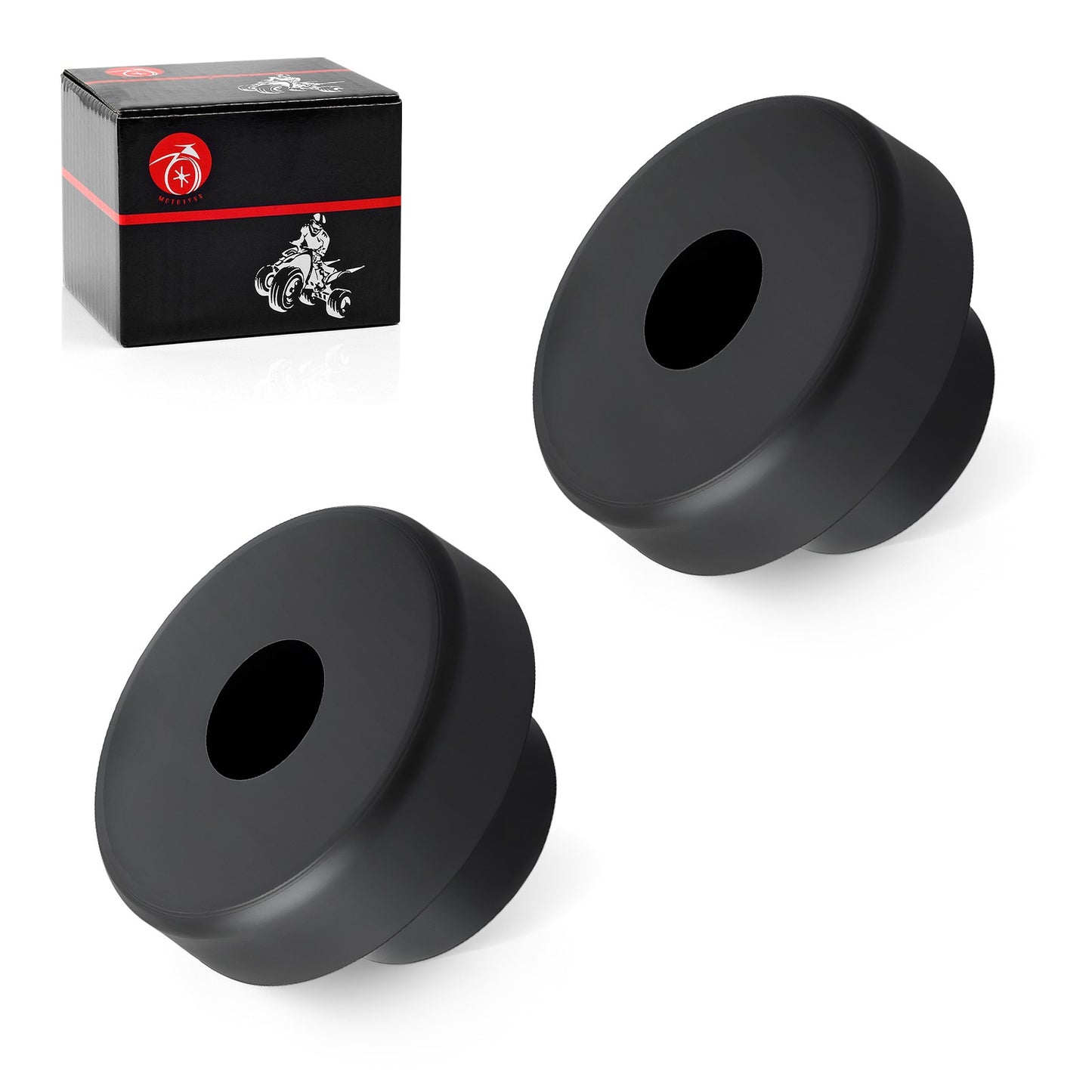 Set of 2 Rubber Radiator Mount Bushings for Polaris Sportsman 500 (1996–2013)