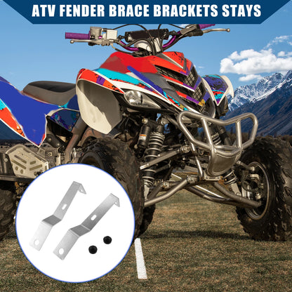 Rear Fender Brace Brackets for Yamaha Banshee (1987–2006) - 1 Pair