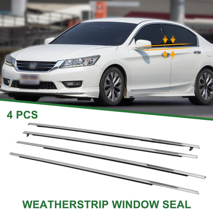4pcs Weatherstrip Window Seal for Honda Accord (2003-2007) PVC
