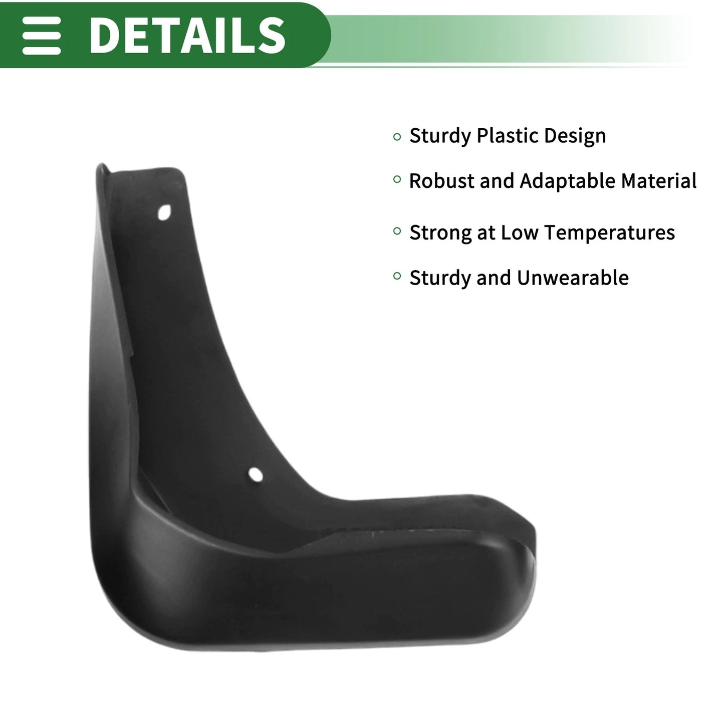 Mud Flaps Splash Guards for Ford Focus (2012–2018) W/ Mount Accessories