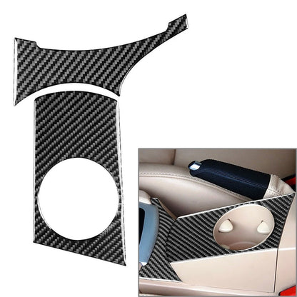 Carbon Fiber Gear Water Cup Holder Trim for BMW X3 E83 (2004–2010)