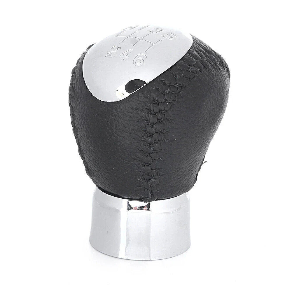 Leather Shift Knob 6 Speed for Mazda 3 5 6 Axela CX-5 (2003-2023)