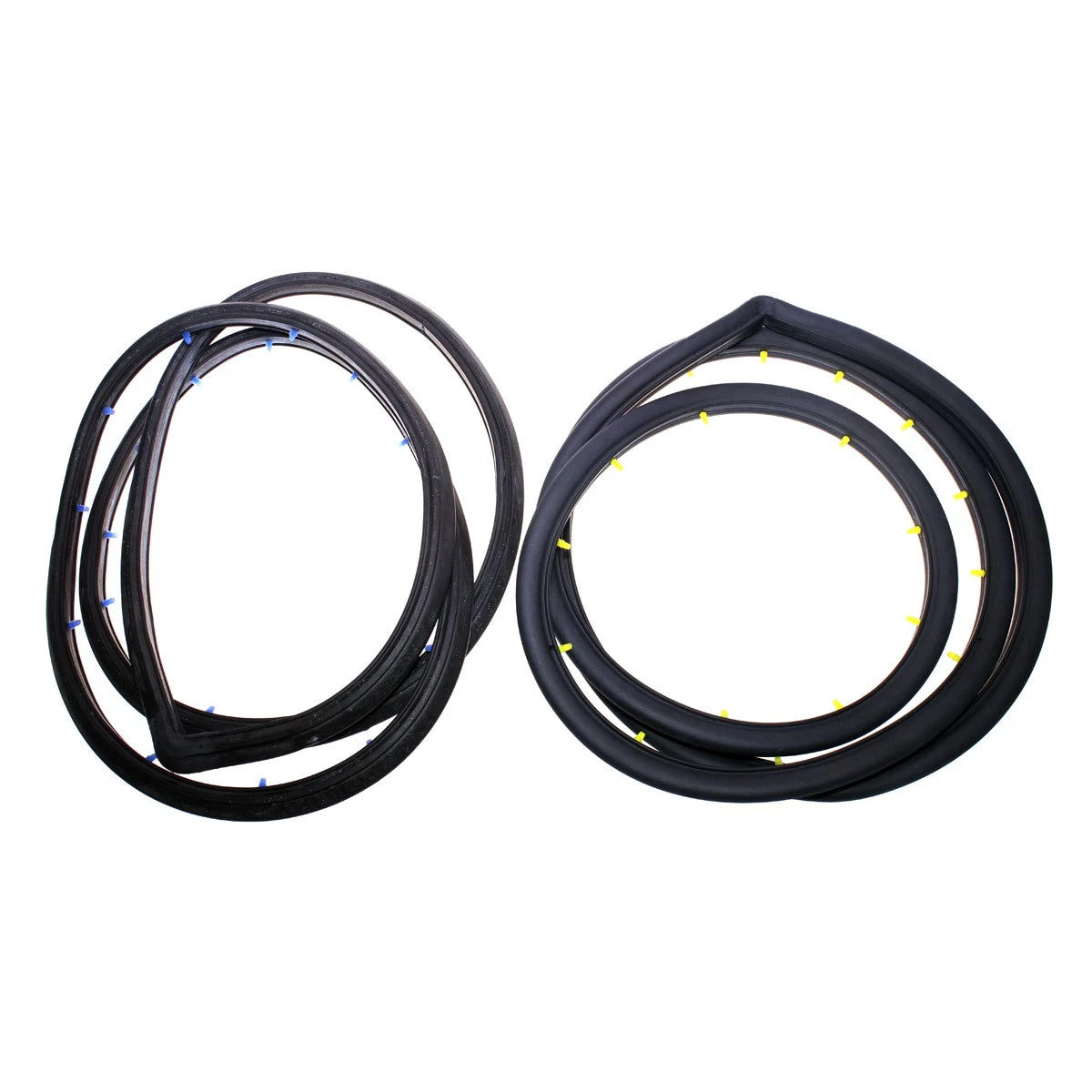 Set of 2 Rear Door Weatherstrips for Mitsubishi Sigma Colt Galant (1976–1980)
