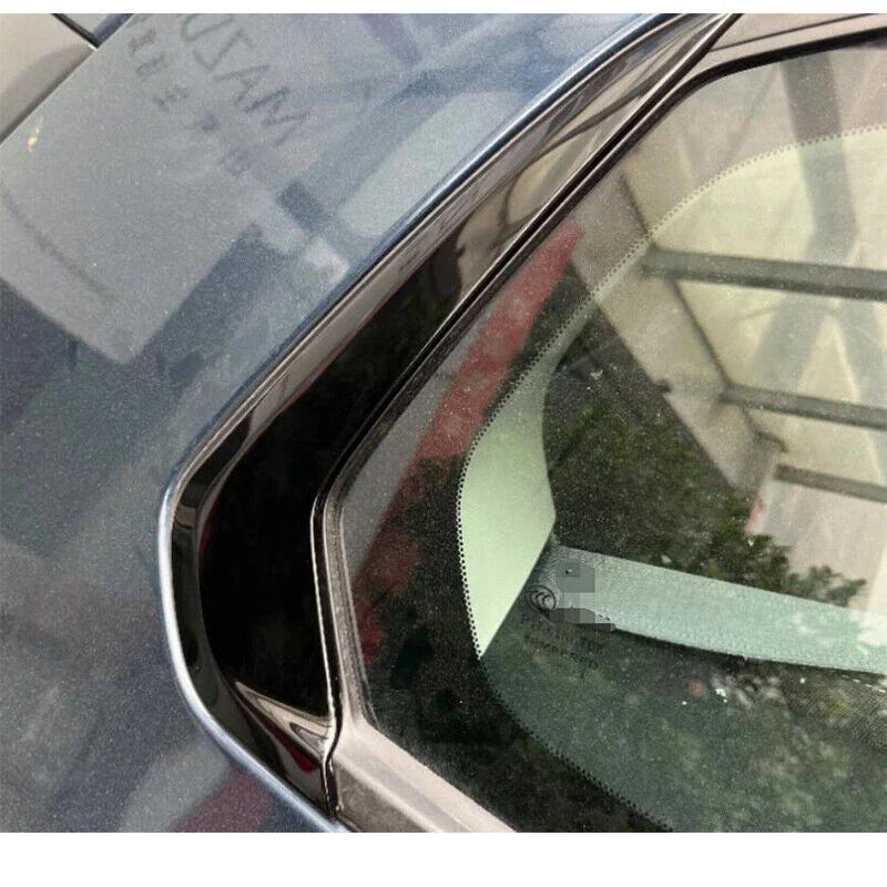 Glossy Black Rear Window Trim Molding Cover / 2PCS / for Mazda CX-50 (2023–2024)