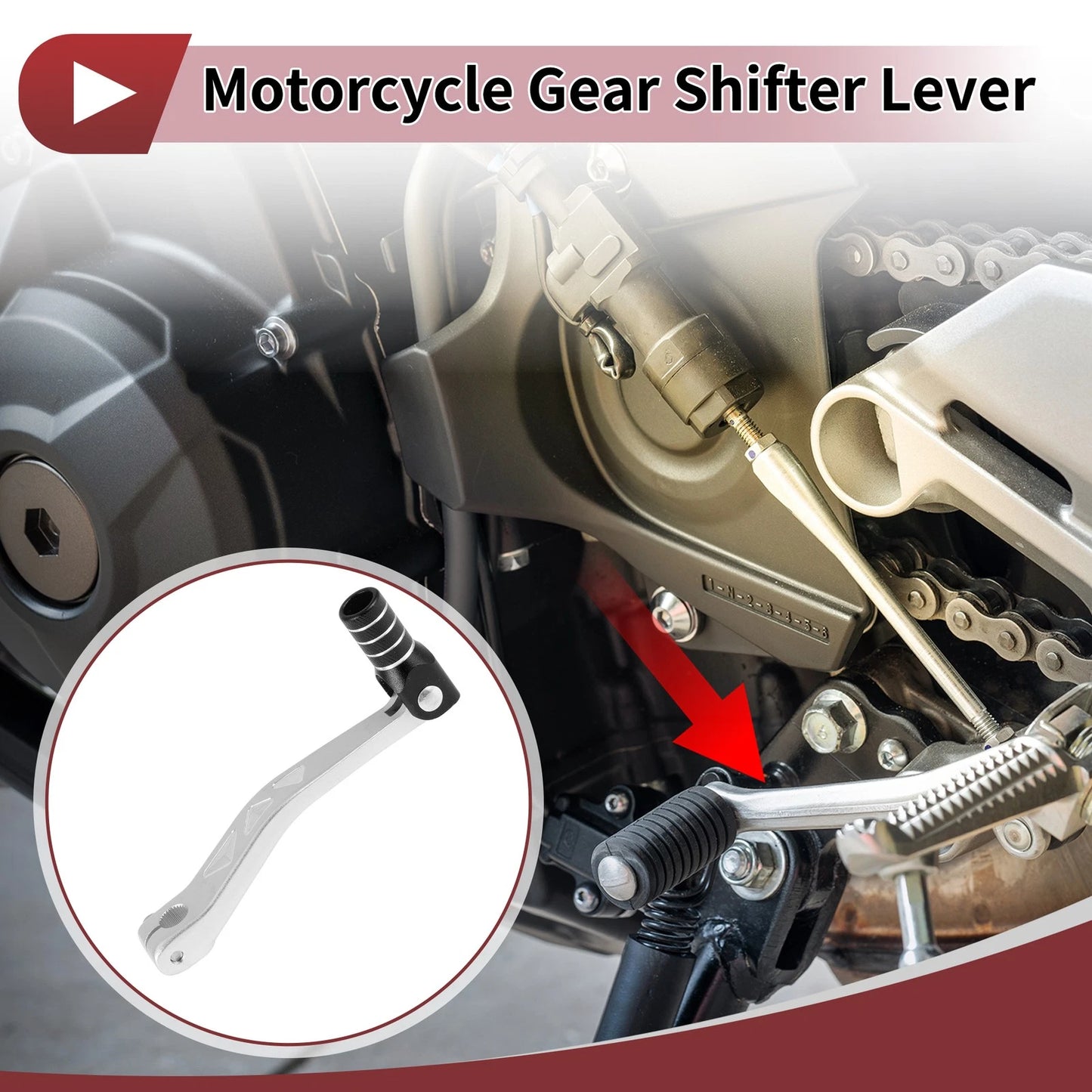 Folding Gear Shifter Levers for Yamaha TTR 50cc (2003–2023)