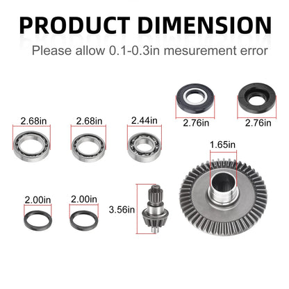 Rear Differential Rebuild w/ Gear Kit for Honda Recon 250 TRX250 (1997–2023)