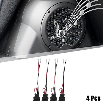 Set of 4 Car Speaker Connector Harness for VW Passat (1996–2003), VW Polo (2000–2024)