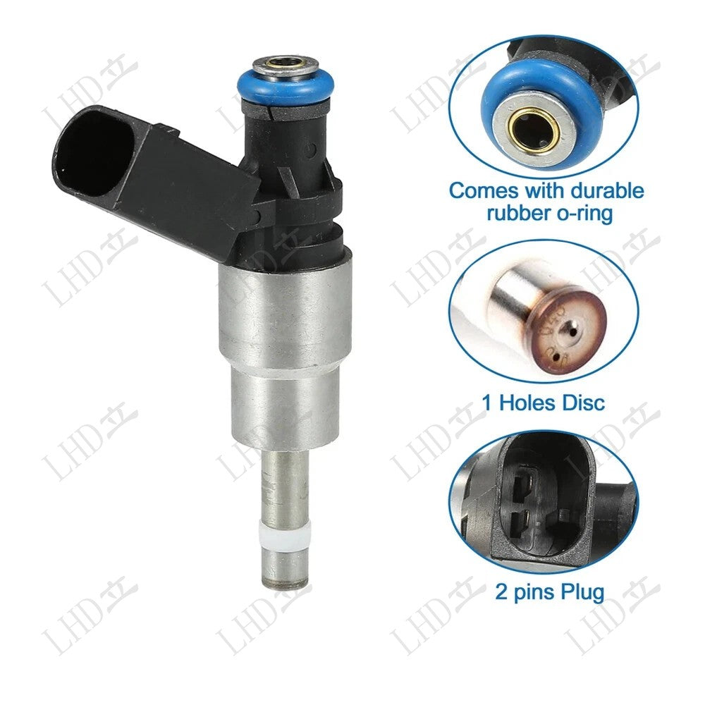 Set of 4 Fuel Injectors for VW Audi TTS Golf R TT (2009–2014)