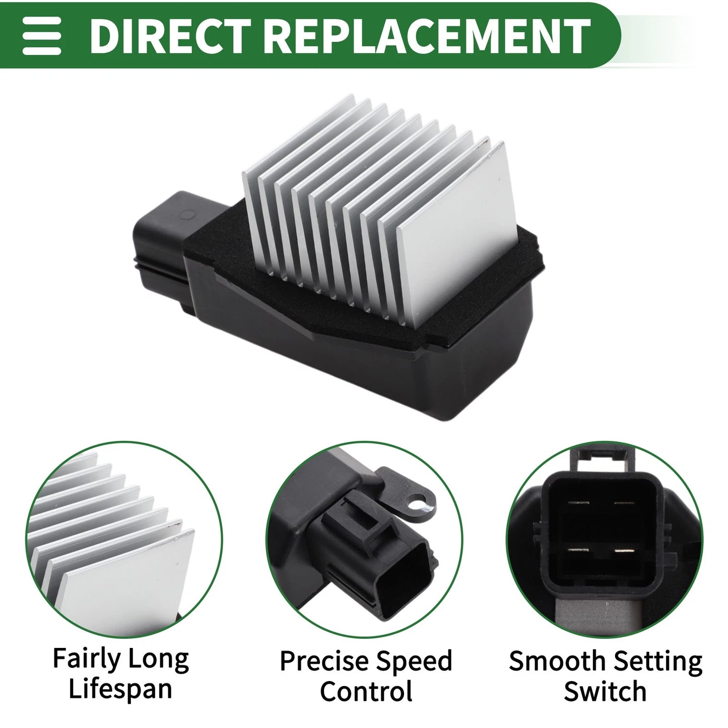 HVAC Blower Motor Resistor No. 3W4Z19E624AA for Ford F-150 (2004–2008)