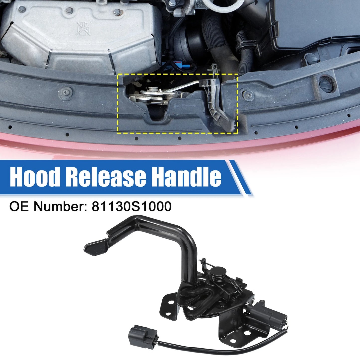 Hood Latch Assembly for Hyundai Santa FE (2019–2023) No. 81130S1000