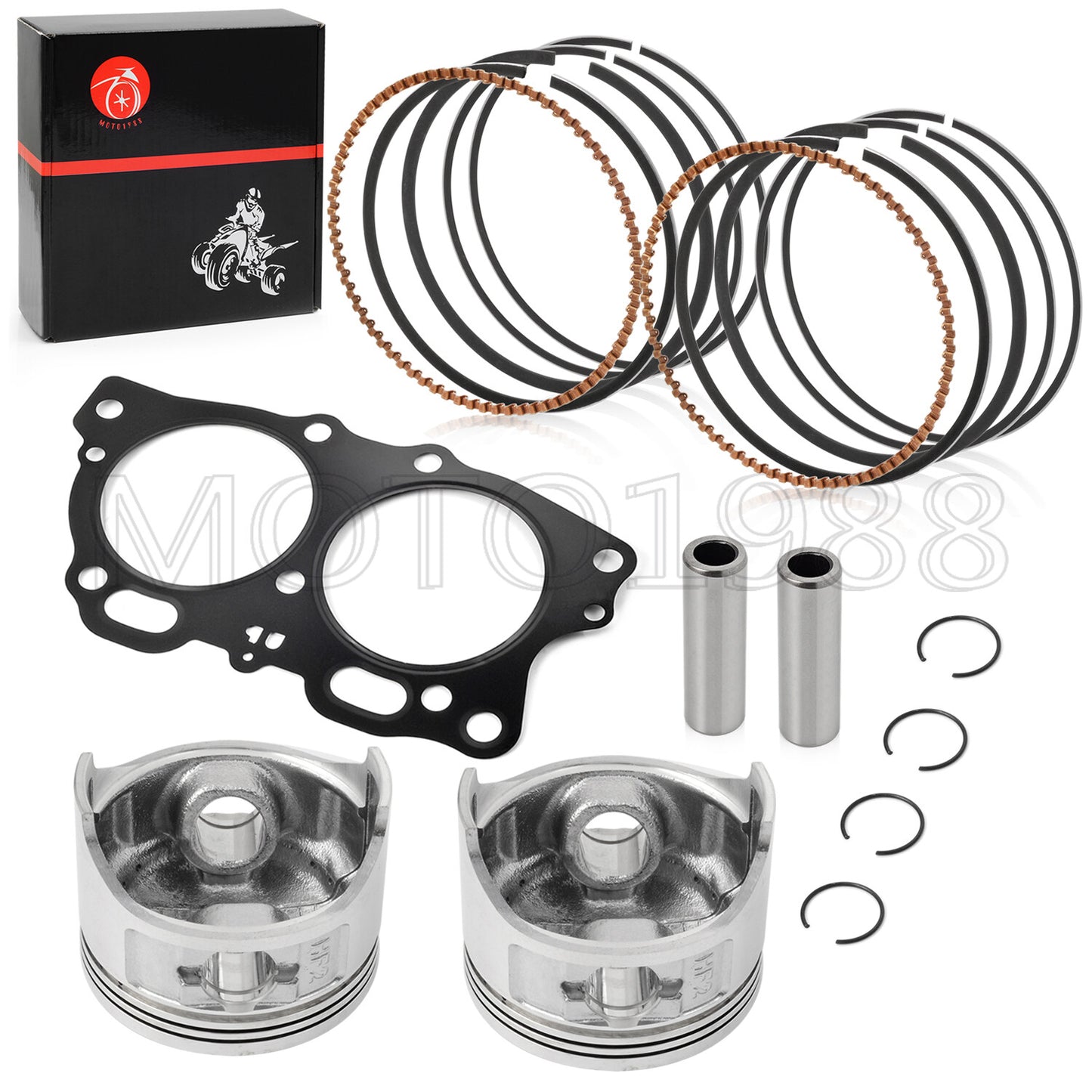 Piston Ring Kit for EZGO Golf Cart Robin 350cc (1996–2008)