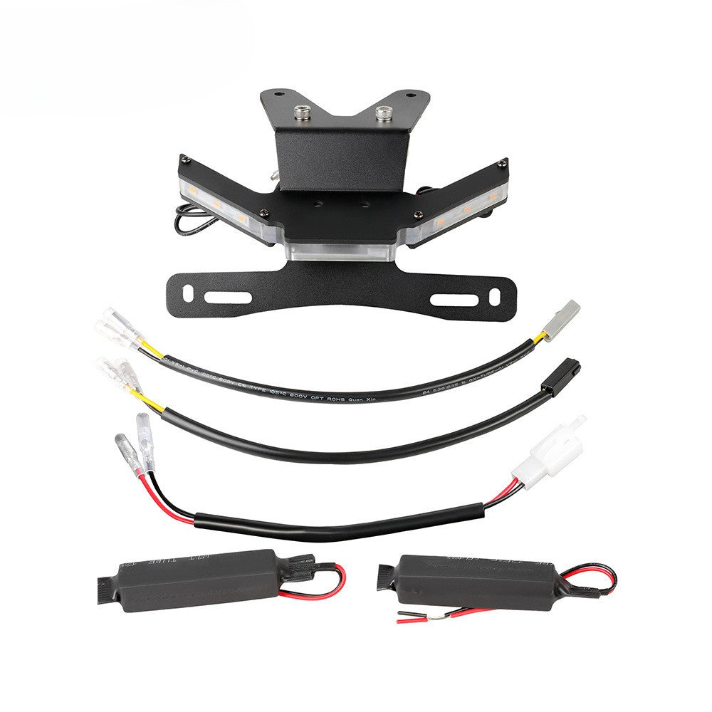 Tail Tidy License Plate Holder with LED Turn Light for Kawasaki Ninja 300 (2013–2020)