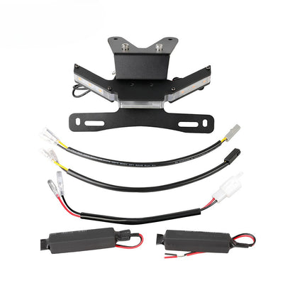 Tail Tidy License Plate Holder with LED Turn Light for Kawasaki Ninja 300 (2013–2020)