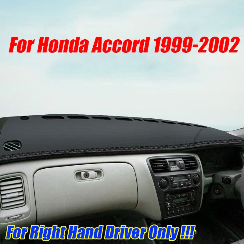 RHD Leather Dashboard Cover Pad Mat for Honda Accord (1999–2002)