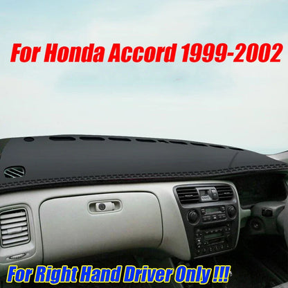 RHD Leather Dashboard Cover Pad Mat for Honda Accord (1999–2002)
