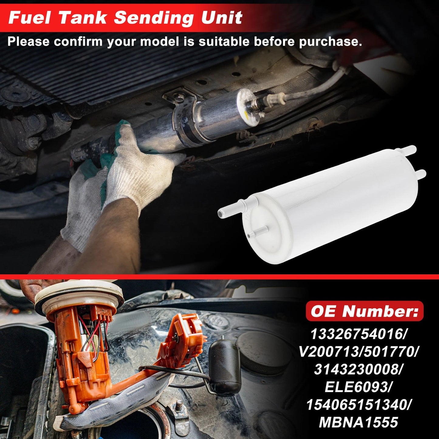 Fuel Filter Assembly for BMW X5 (E53) (2000–2006) No. 13326754016/V200713
