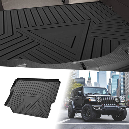 Cargo Liner Rear Trunk Mat for Jeep Wrangler JL (2018–2025) TPE 1 Pc
