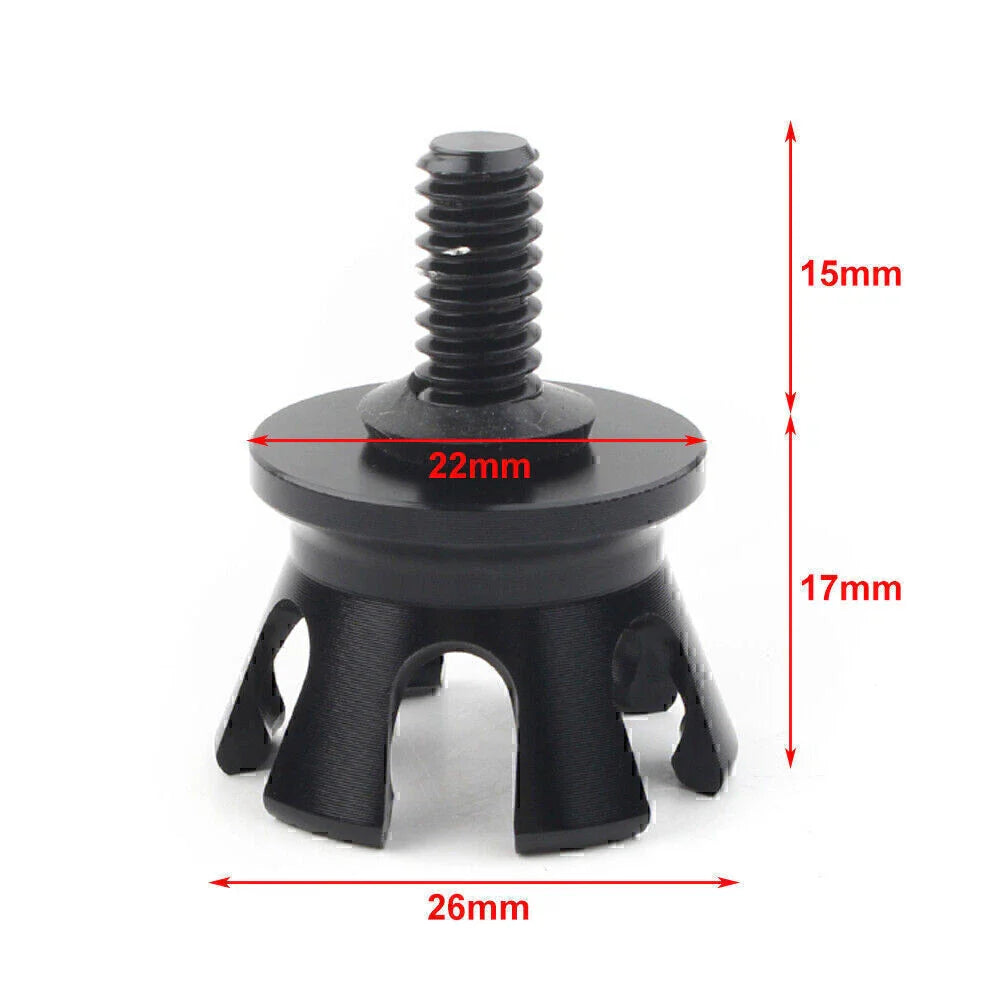 Aluminum Rear Seat Bolt Tab Gold Screw Mount for Harley Imperial Crown