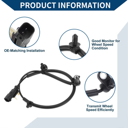 ABS Wheel Speed Sensor No. 84449197 for Chevrolet Equinox (2018–2024) Rear
