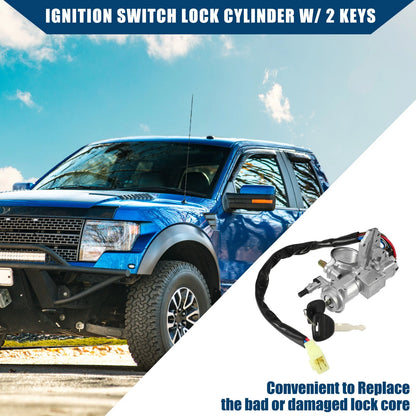 Set of 1 Ignition Switch Starter with Keys for Mitsubishi L200 (1996–2006)