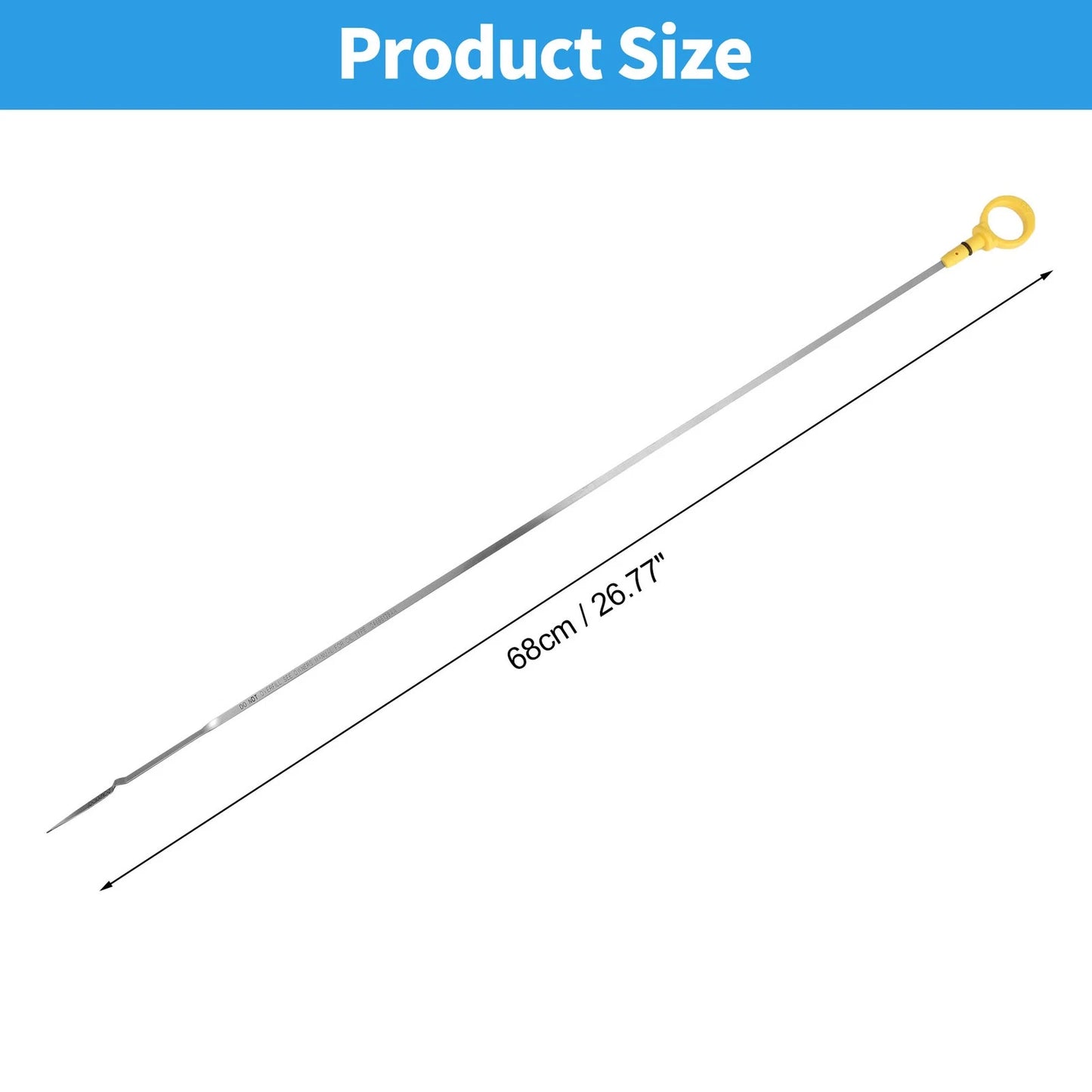 Engine Oil Dipstick for Chrysler 300 (BR3Z6750A) Plastic Stainless Steel