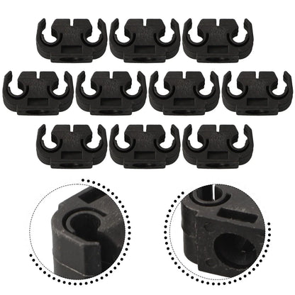 Brake Line Clip / 40 Pieces Brake Line Holder Black for Vehicles