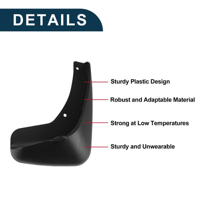 Set of 4 Mud Flaps Splash Guards for Toyota Avalon/Premio (2007–2011)
