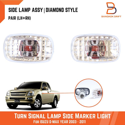 Indicator Blinker Lamp Side Marker Light for Holden Rodeo D-Max (03-11)