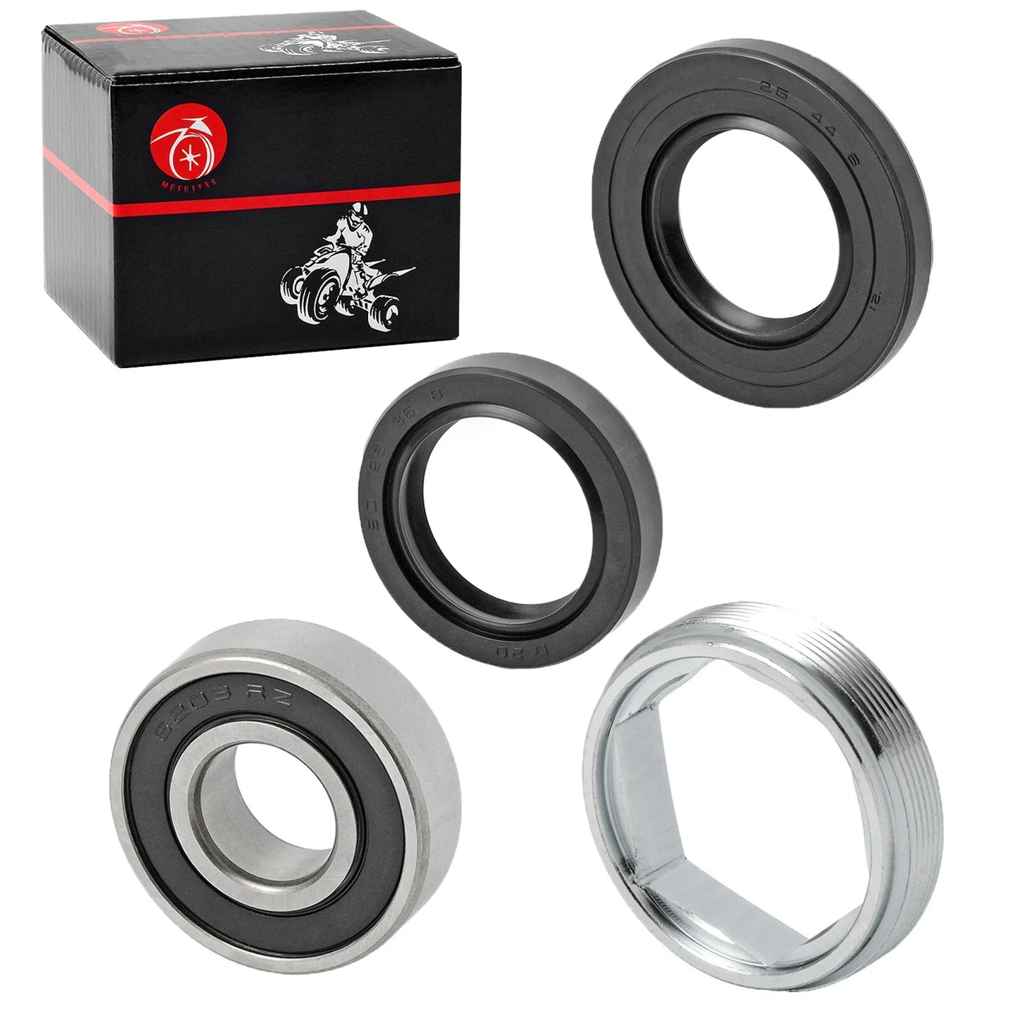 Steering Stem Bushing Bearing Seal for Yamaha Big Bear 400 YFM400 (2000–2012)