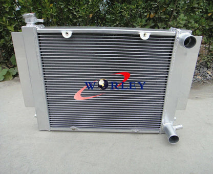 Aluminum Radiator & Fan Shroud for Mazda RX2 RX3 RX4 RX5 RX7 (1970-1985)