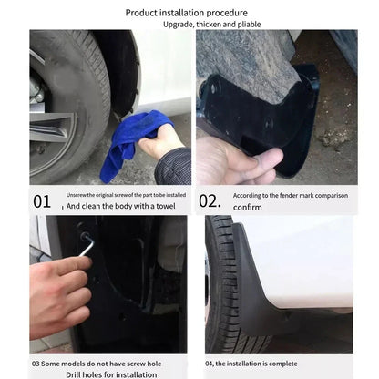 Fender Protector Splash Guard Mudguards 4X for Changan CS55 PLUS (2024–2024)