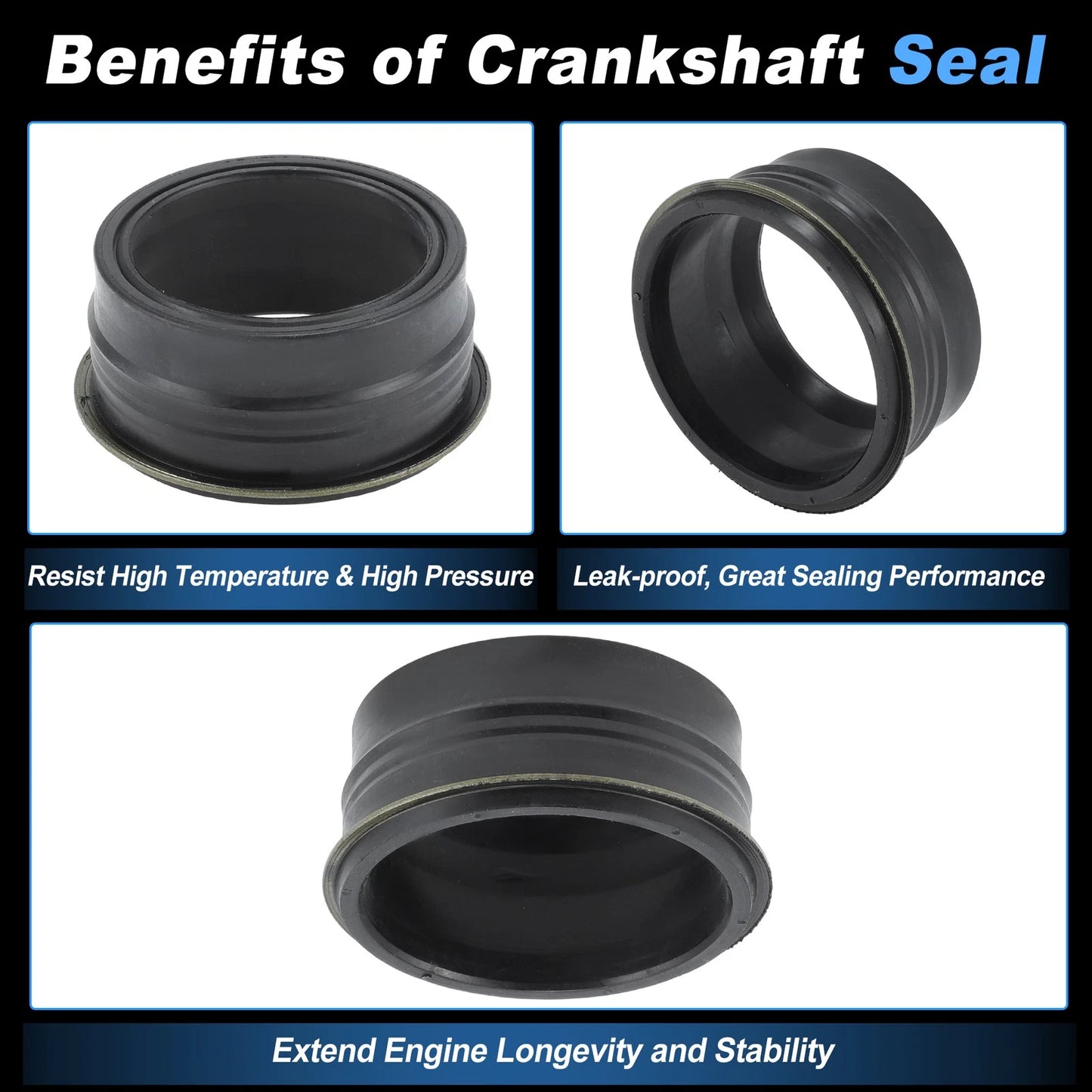 Engine Crankshaft Seal for Mazda 3 6 CX-3 (PE01102D5)