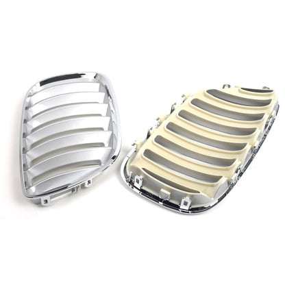 2X Chrome Front Bumper Grille for BMW X5 (2004–2006)