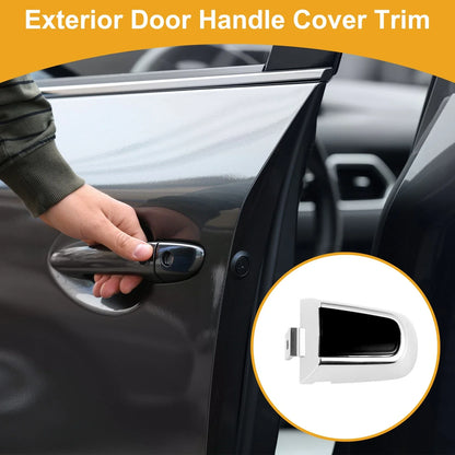 Exterior Door Handle Cover Trim for Chevrolet Malibu (2016-2018) Black ABS
