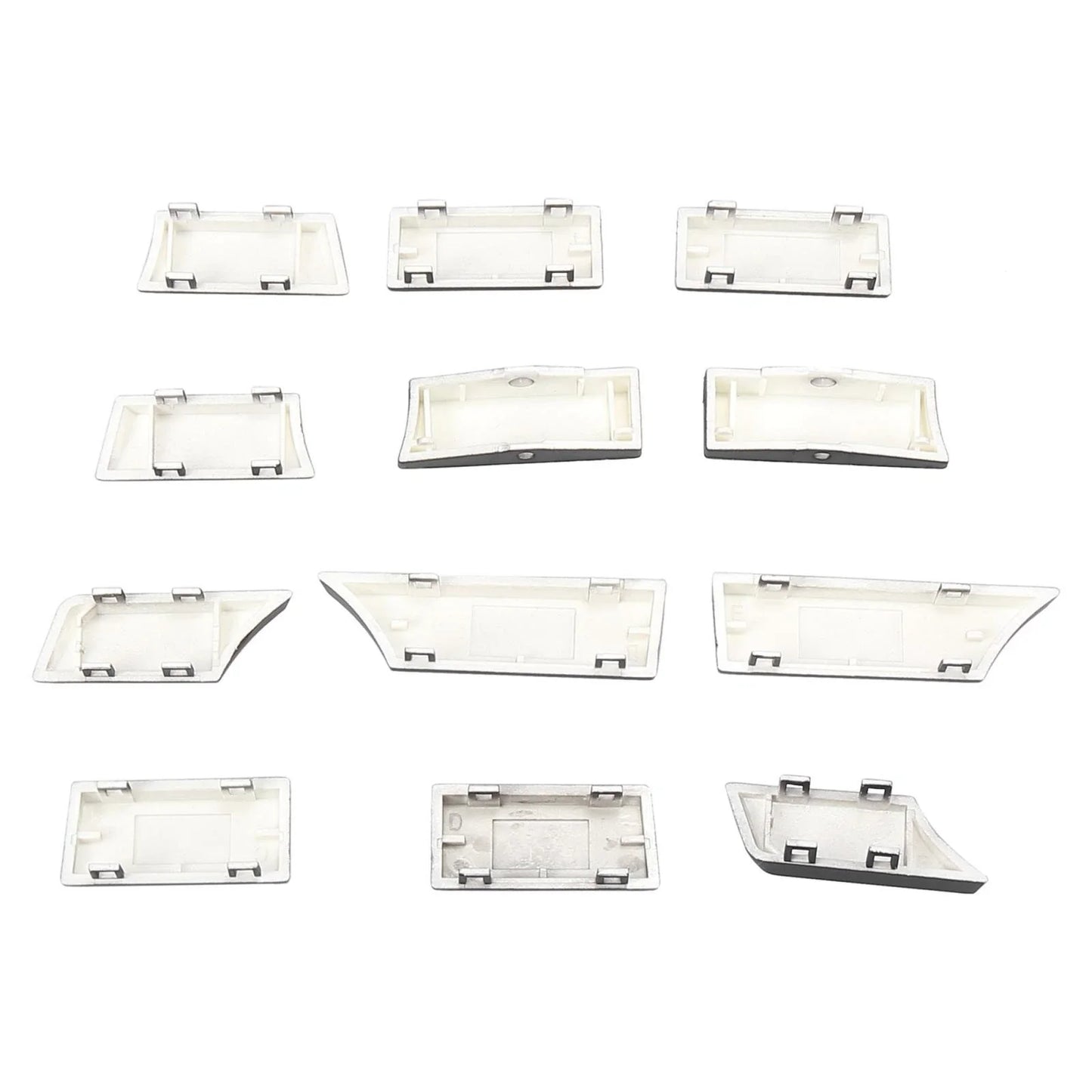 12pcs Air Conditioning Control Switch Button Cap Cover for BMW 5/6/7 Series