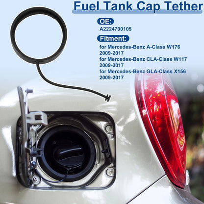 Fuel Tank Cap Tether No.A2224700105 for Mercedes-Benz A-Class (2009–2017)