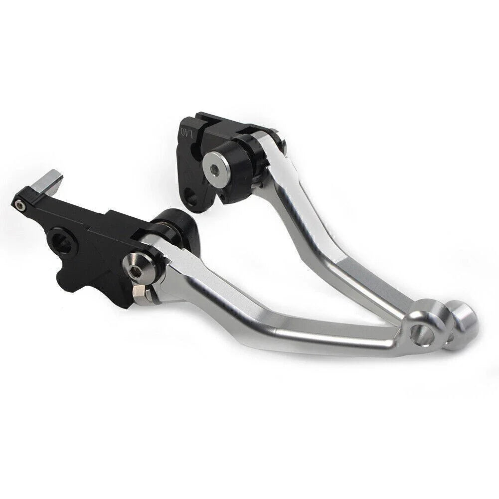 CNC Silver Pivot Clutch Brake Levers for Suzuki DRZ400S/SM/E (2000-2022)