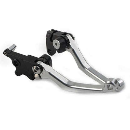 CNC Silver Pivot Clutch Brake Levers for Suzuki DRZ400S/SM/E (2000-2022)